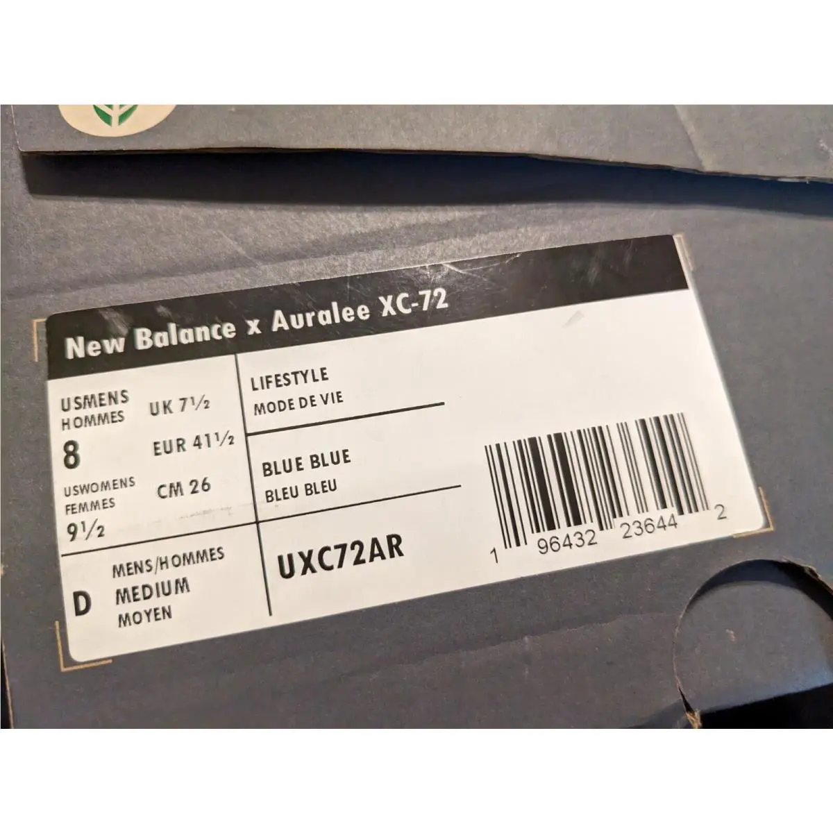 New Balance shoes - New Balance XC-72 AURALEE - AURALEE - UXC72AR - Blue (UPC: 196432236442) 6