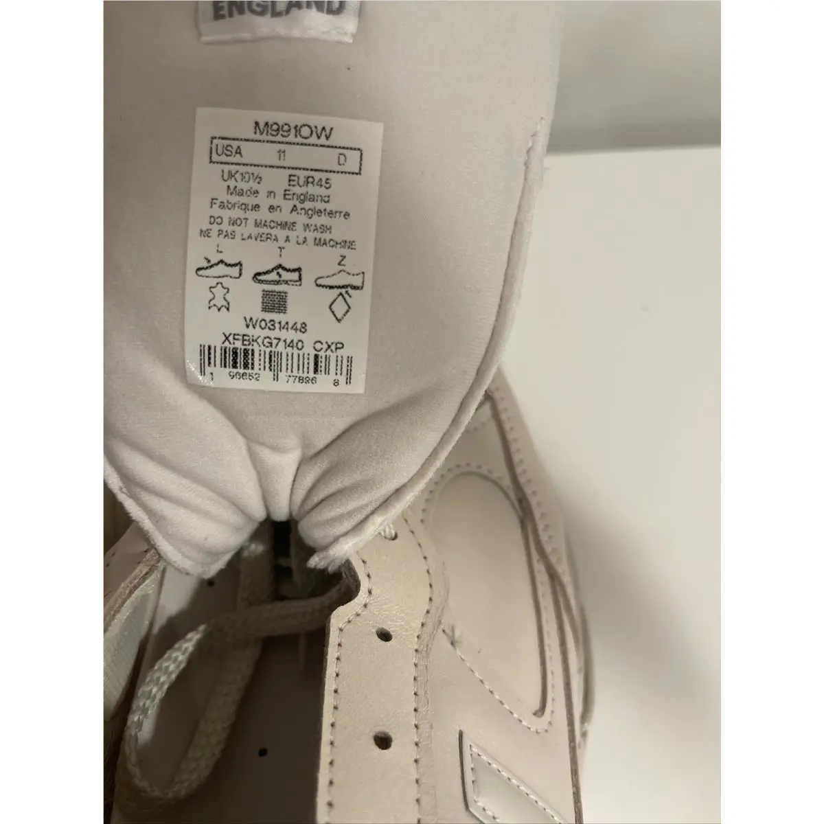 New Balance shoes - New Balance 991 Made in England - M991OW - Off White 11