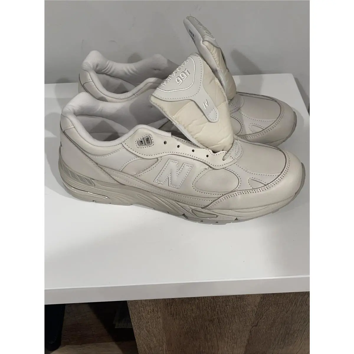 New Balance shoes - New Balance 991 Made in England - M991OW - Off White 0