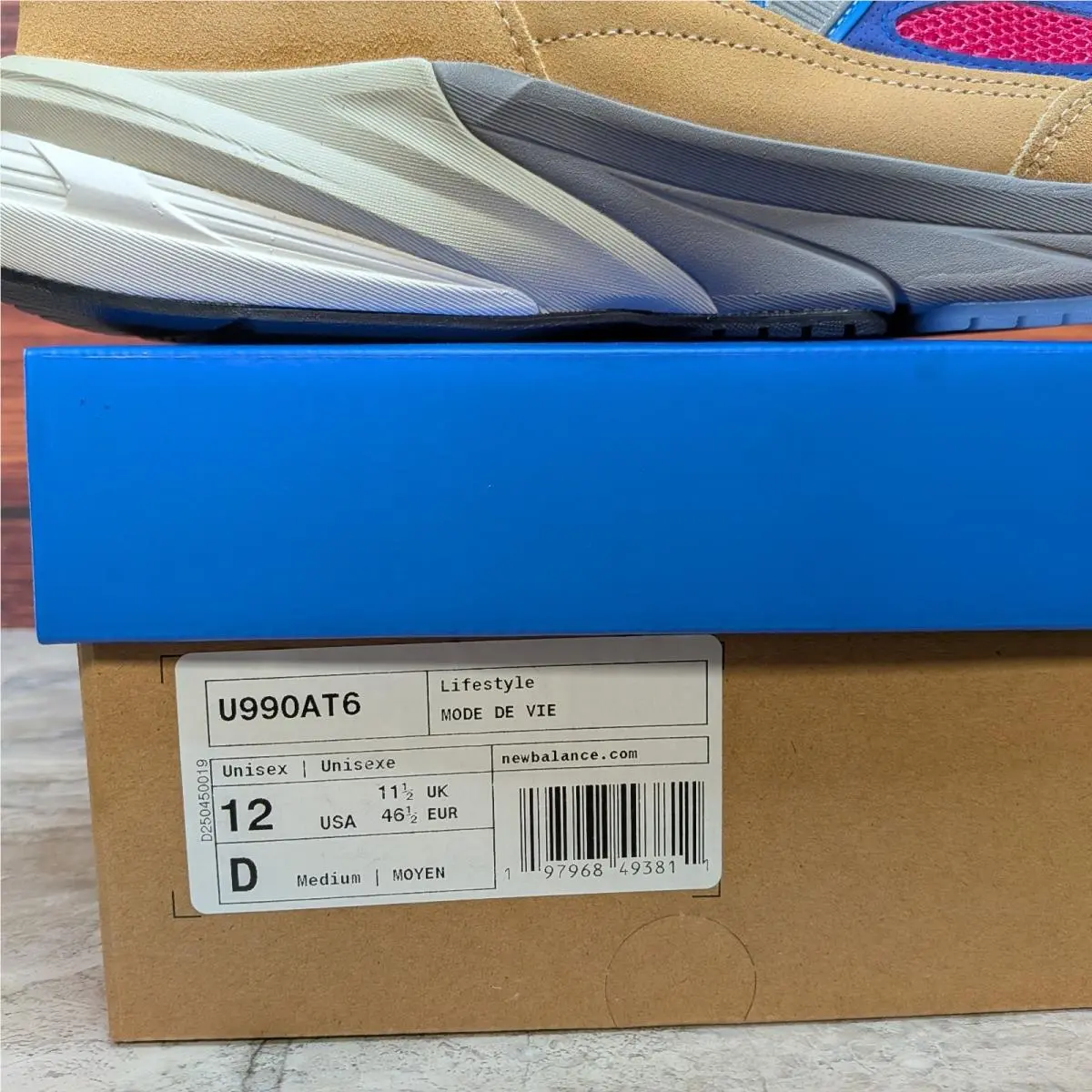 New Balance shoes - New Balance 990 v6 - U990AT6 - Multicolor (UPC: 197968493811) 8