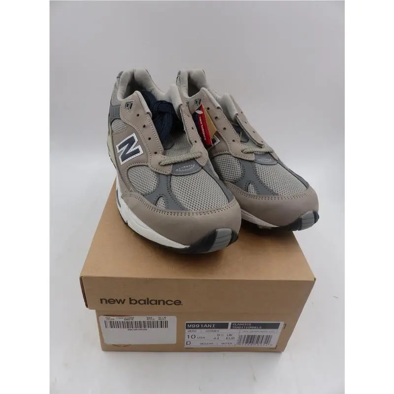 New Balance Made IN The UK Tan/green Sneakers Mens Size 10 Eur 44 M991ANI
