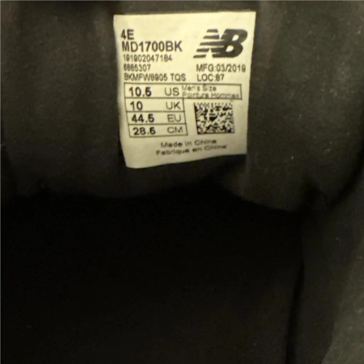 New Balance shoes - MD1700BK - MD1700BK - Black 8