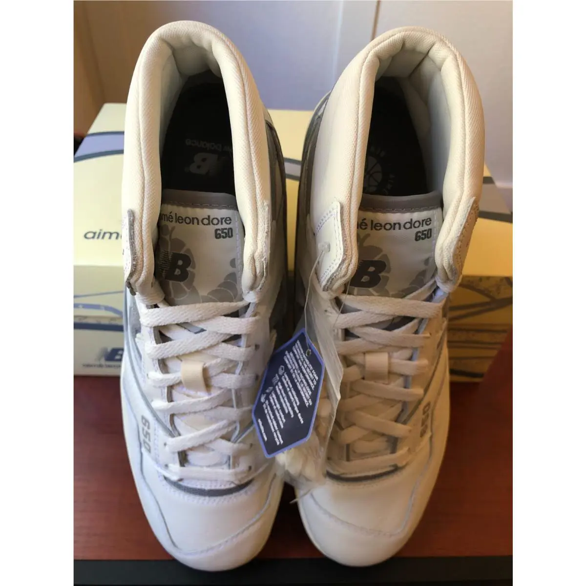 New Balance shoes - New Balance 600 - BB650RA1 - White / Grey (UPC: 196071927879) 6