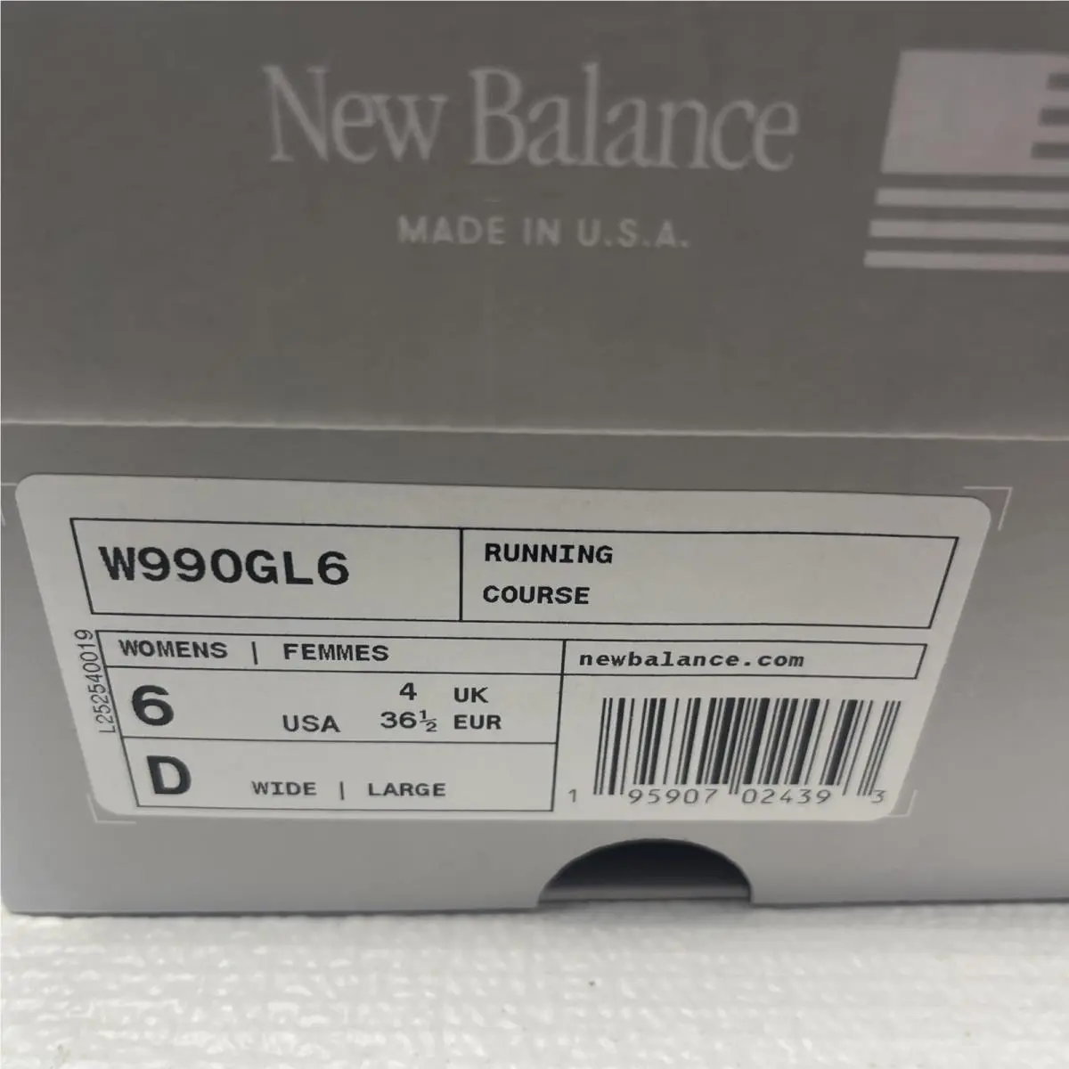 New Balance shoes - New Balance 990v6 - W990GL6 - Gray (UPC: 0195907024393) 0