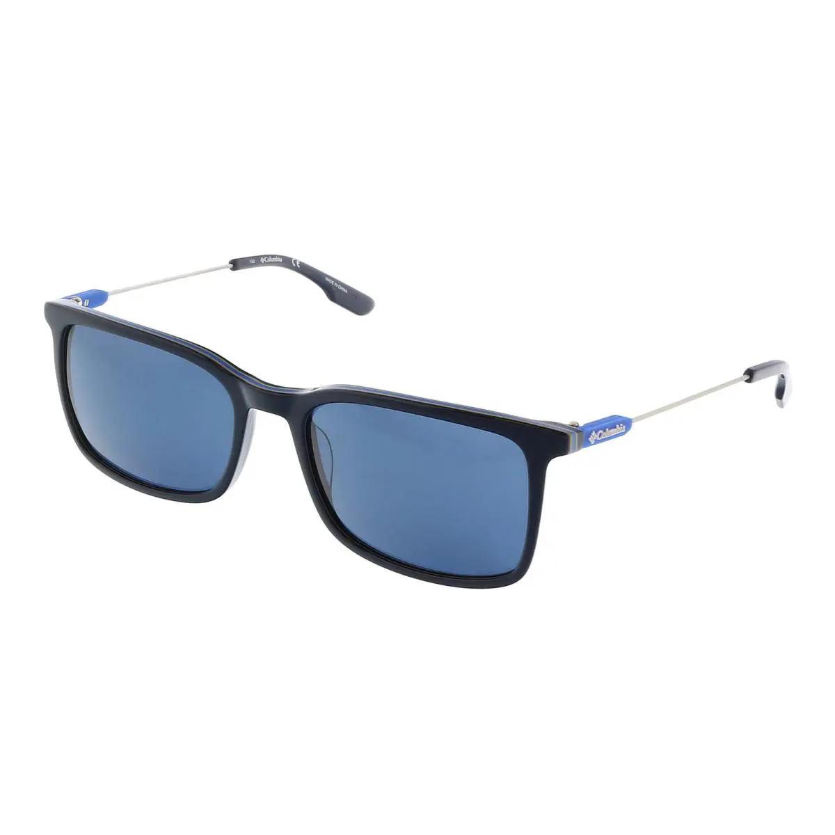 C549S Mystic Trail 410 Navy Modified Rectangle Sports Sunglasses by Columbia