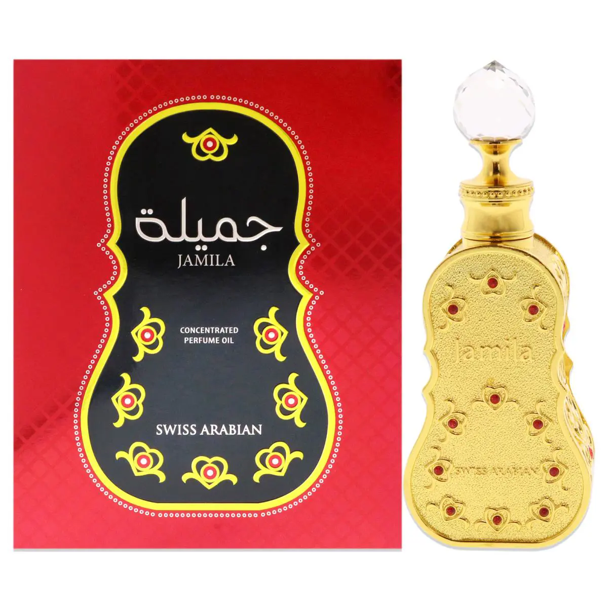 2 Pack Jamila by Swiss Arabian For Women - 0.5 oz Parfum Oil