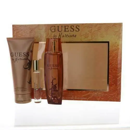 Guess Marciano Women 3PC Set Edt Spray 3.4 OZ + Lotion 6.7 OZ + .5 OZ Mini Spy