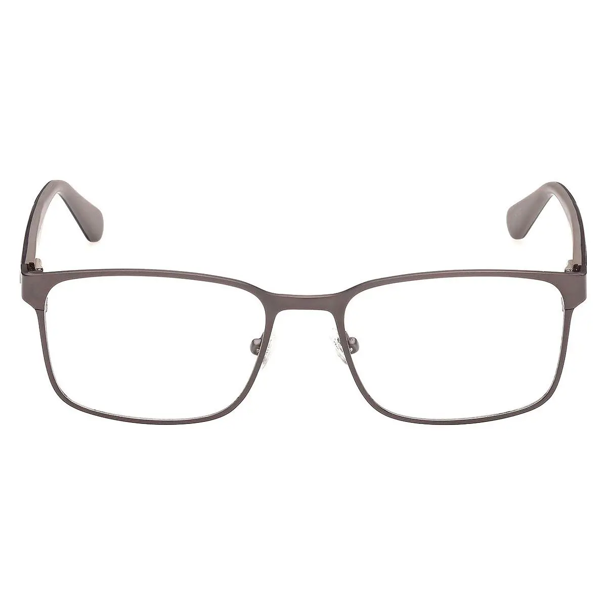 GU50045 Eyeglasses Shiny Dark Nickeltin Rectangle 55mm by Guess