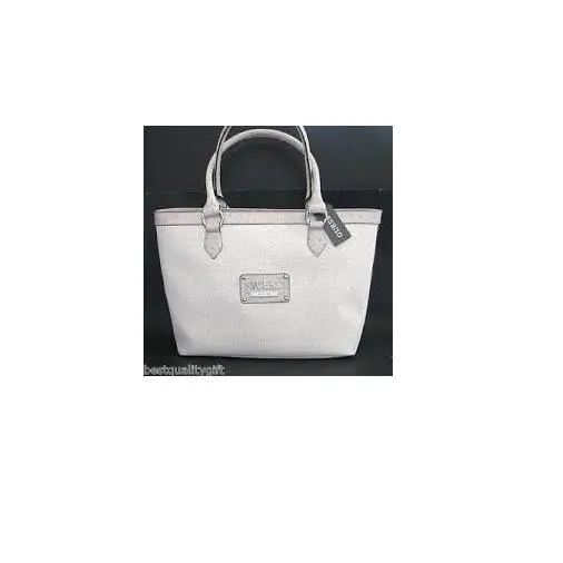 Guess Proposal Stone White G +ostrich Leatherette Shoulder+hand Bag Purse