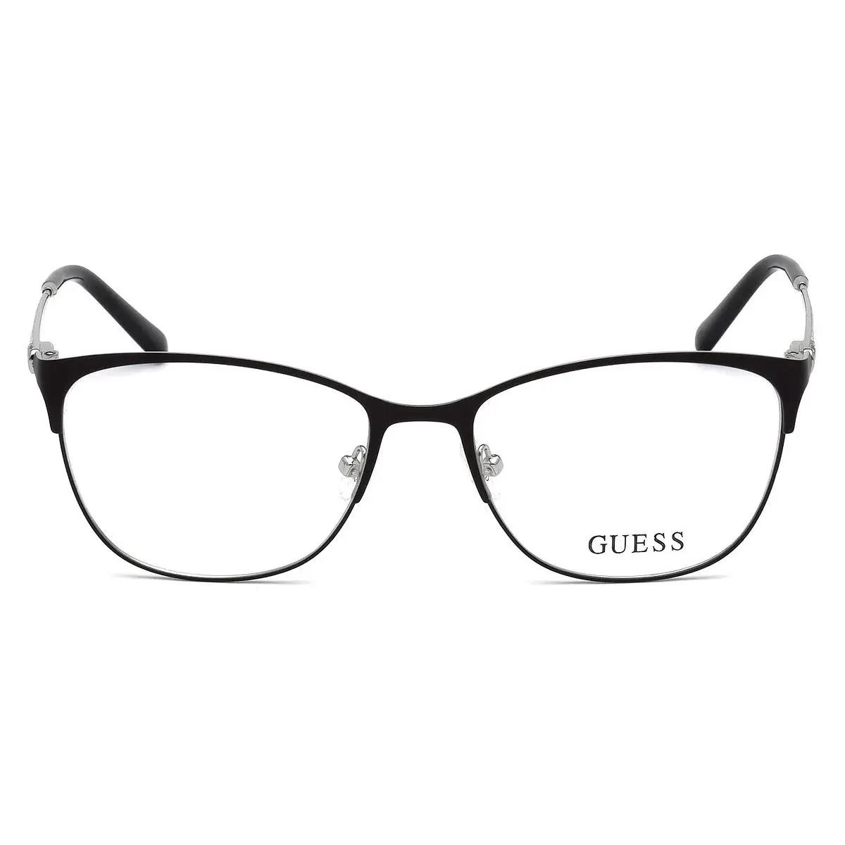 Guess GU2583 Eyeglasses Women Black Other Geometric 55mm