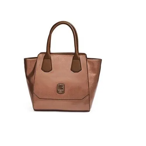 New-guess Asherton Bronze Leather Carryall Shoulder Hand Bag Purse by Guess