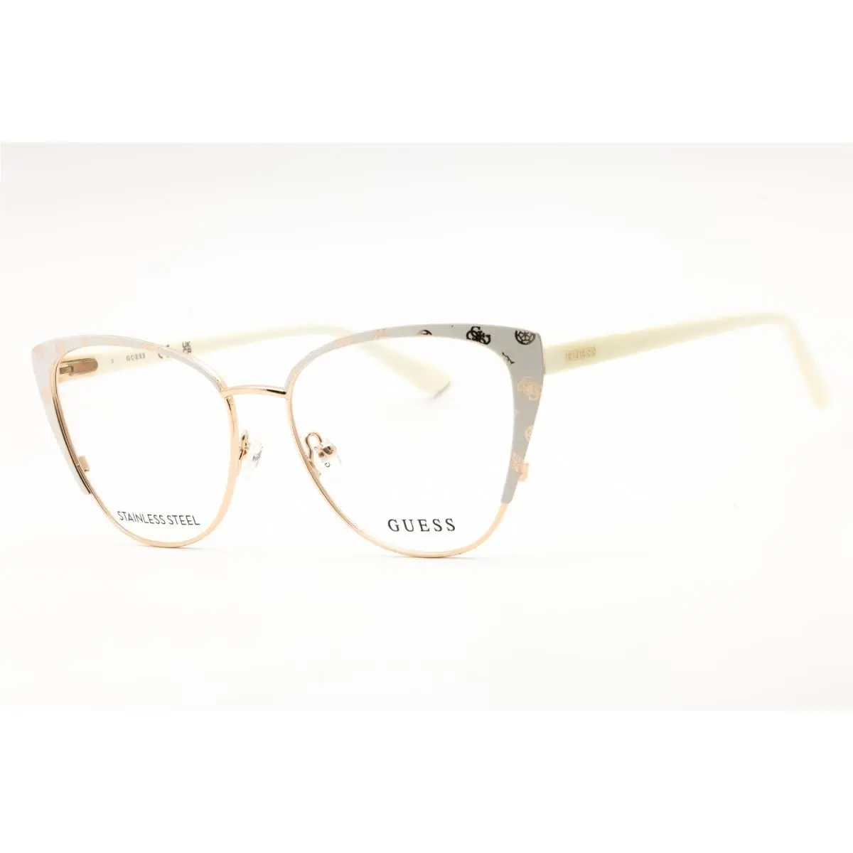 Guess GU50121 021 White 55mm Eyeglasses
