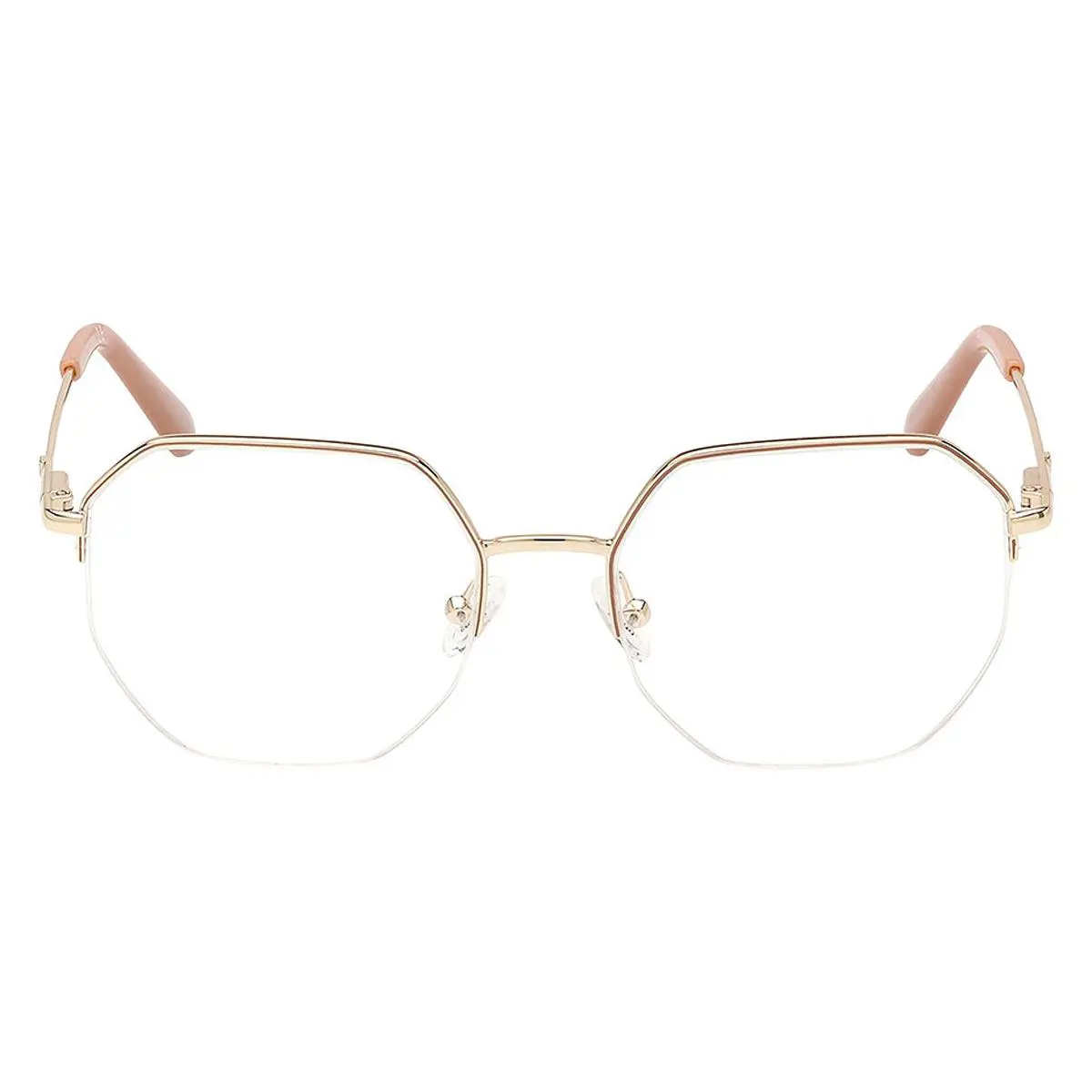 Guess GU2935 Eyeglasses Women Pink Gold Geometric 52mm
