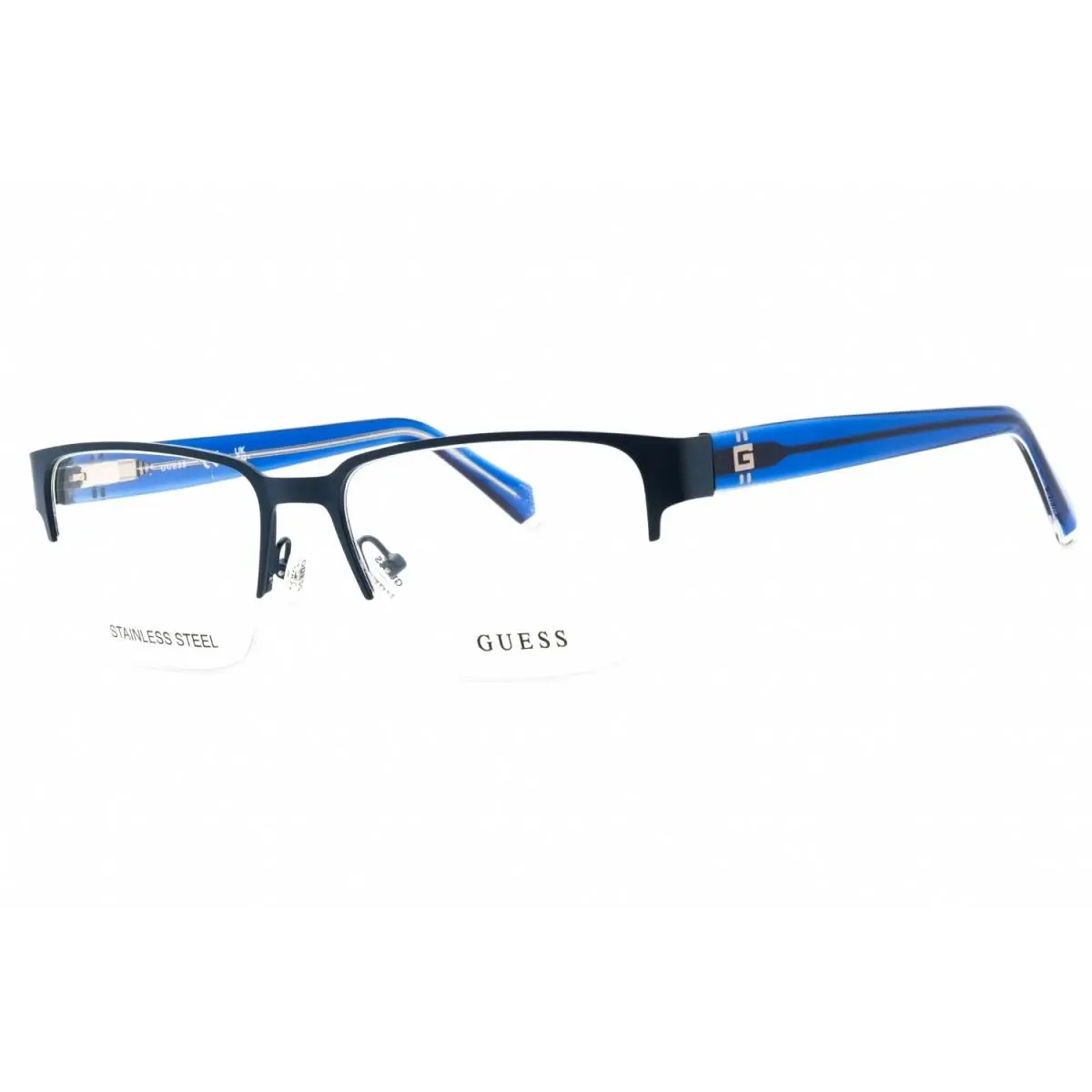 Guess GU50095 091 Matte Blue 55mm Eyeglasses
