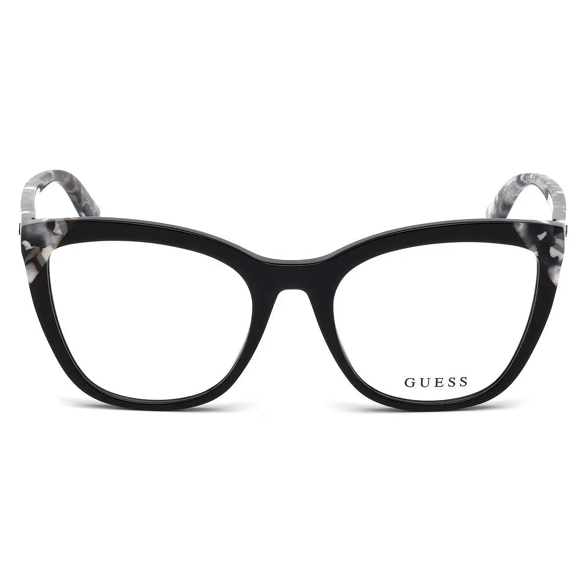 Guess GU2674 Eyeglasses Women Shiny Black Cat Eye 53mm