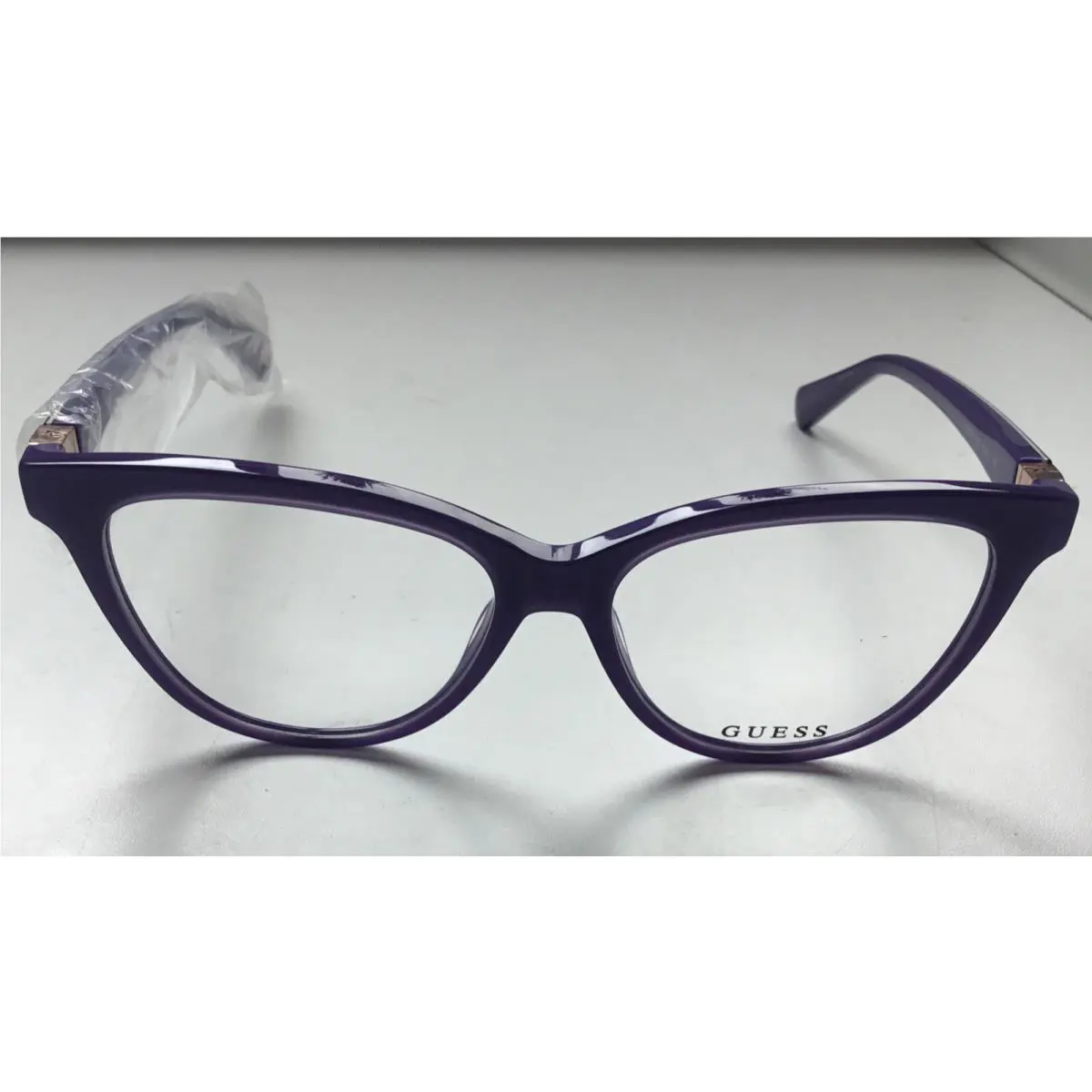 Guess GU5219/V Purple Cats Eye Glasses 54-15–140