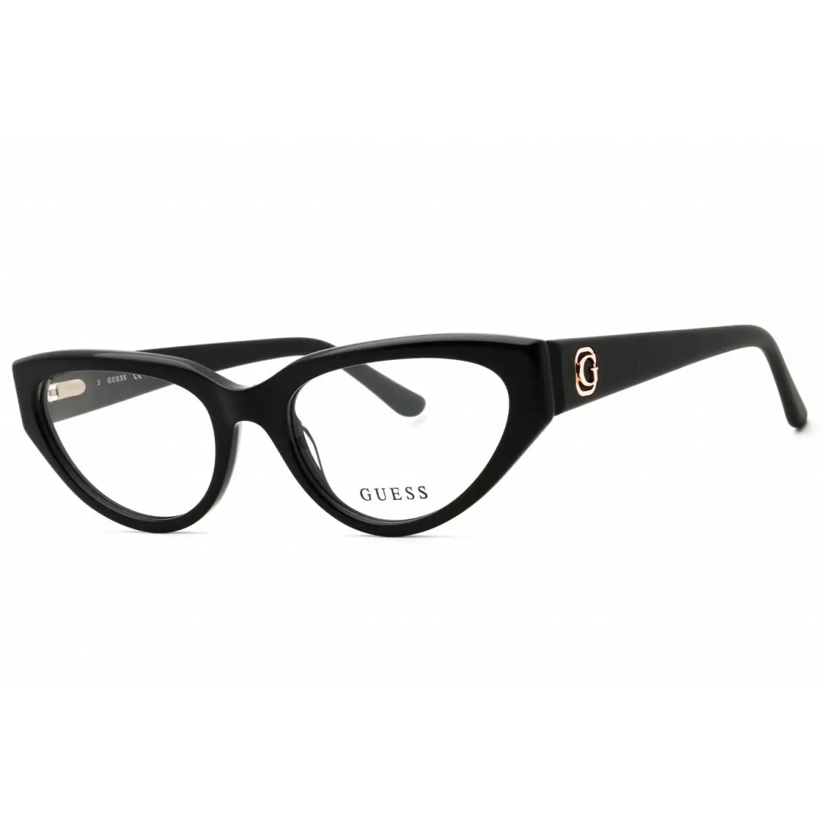 Guess GU50113 001 Shiny Black 53mm Eyeglasses