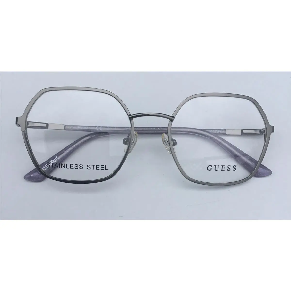 Guess GU2912 Dark Silver 011 Metal Optical Eyeglasses Frame 55-19-140 GU 2912 RX