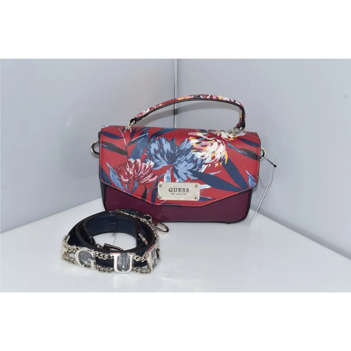 Guess Vivi Floral Multi Small Convertible Crossbody FG745119 Handbag