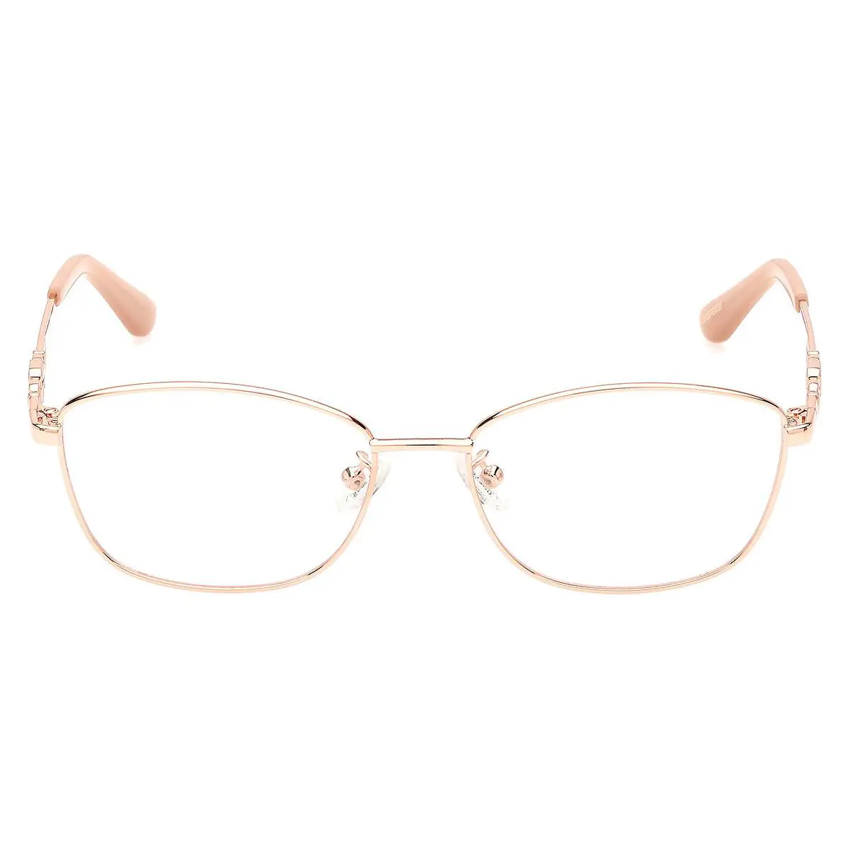 Guess GU2962-D Eyeglasses Women Shiny Pink Rectangle 54mm