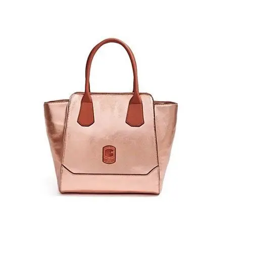 New-guess Asherton Rose Gold Leather Carryall Shoulder Hand Bag Purse by Guess