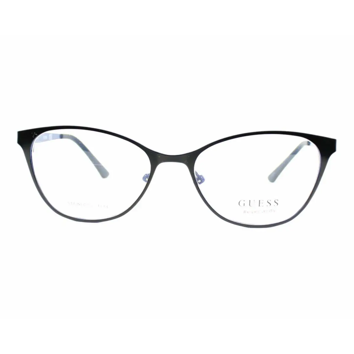 Guess GU3010 Black/blue 002 Cat Eye Metal Eyeglasses Frame 51-16-135 Eyecandy