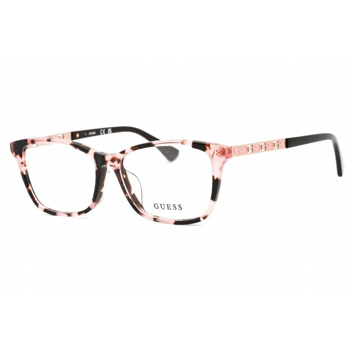 Guess GU2773-D 074 Pink Tortoise Plastic Optical Eyeglasses Frame 54-14-140 - Tortoise, Frame: Pink, Lens: Clear