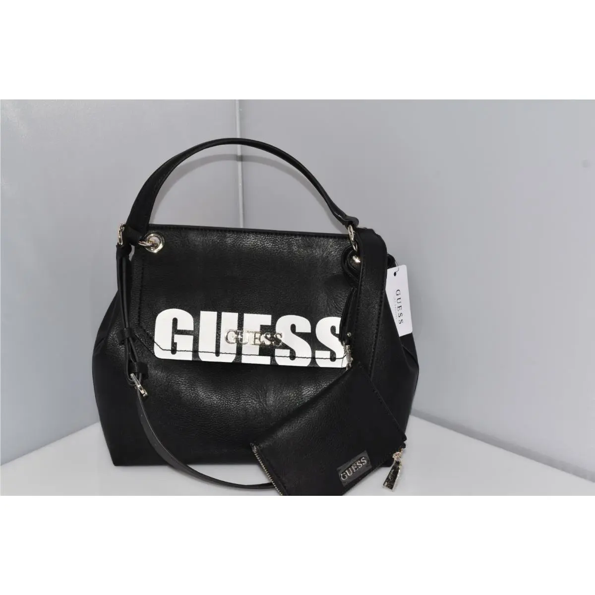 Guess Indio Black Shoulder Bag VG741420 Handbag