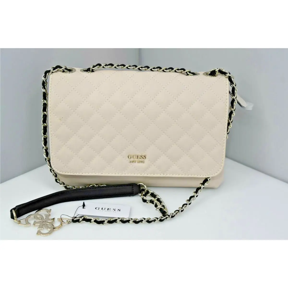Guess Miriam Stone Multi Quilted Crossbody VG743621 Handbag