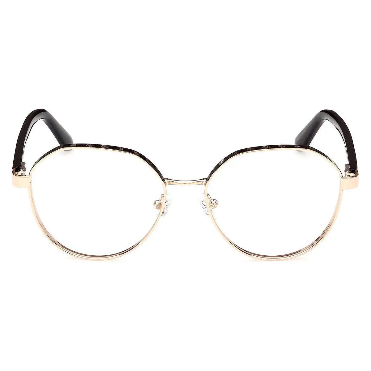 Guess GU50124 Eyeglasses Women Shiny Deep Gold 51mm