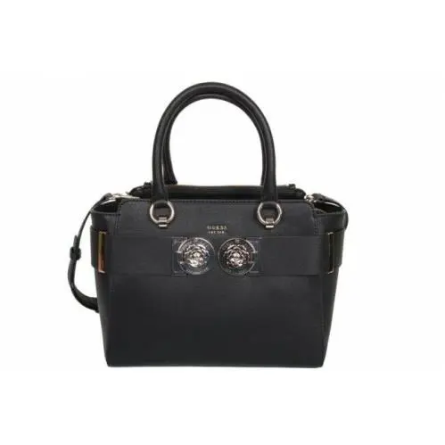 Guess Women`s Carina Society Satchel Handbag VG741206 Black