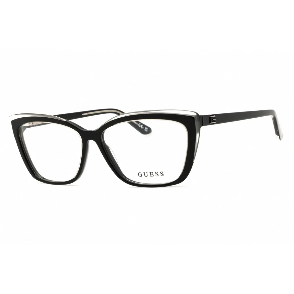 GU2977 005 Black 55mm Eyeglasses by Guess