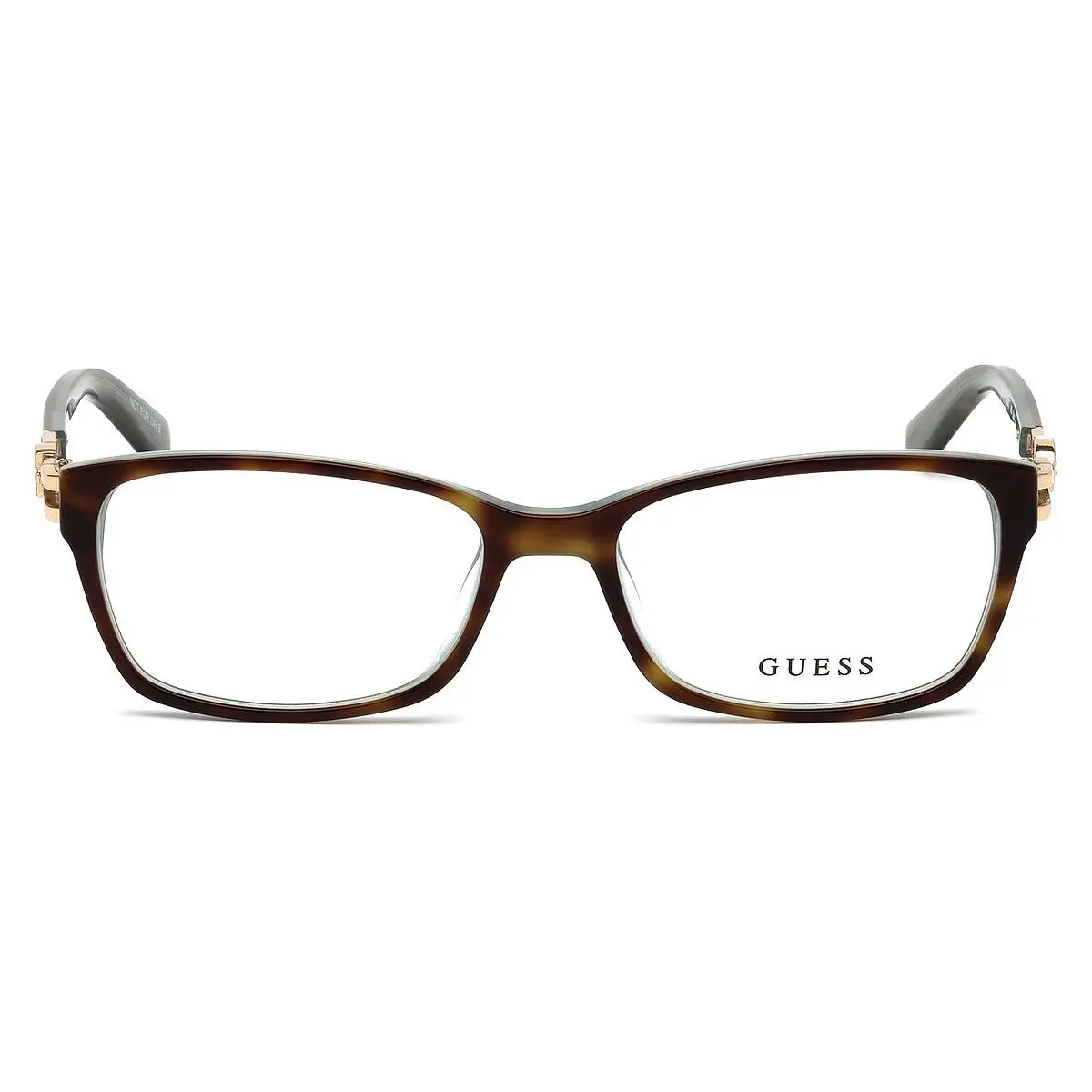 Guess GU2677 Eyeglasses Women Coloured Havana Geometric 50mm