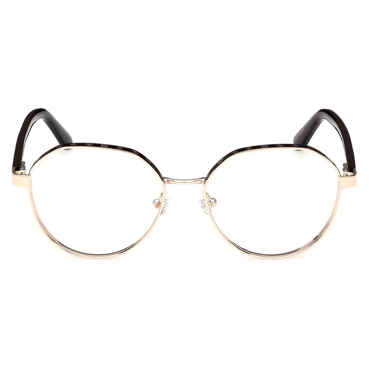 Guess GU50124 Eyeglasses Women Shiny Deep Gold 49mm