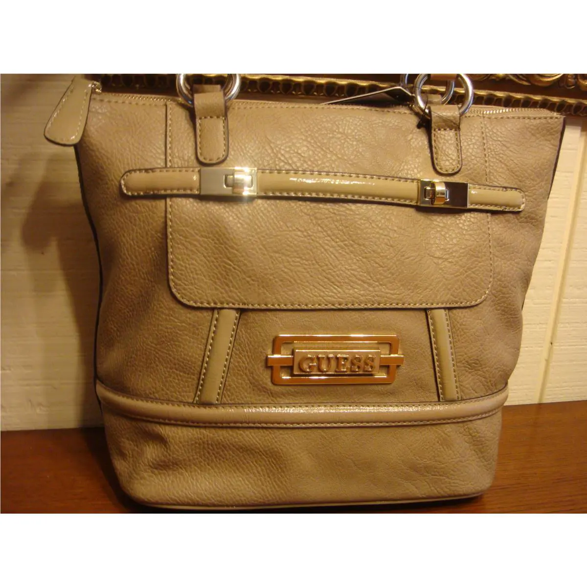Guess Ferrand Stone Tote Handbag