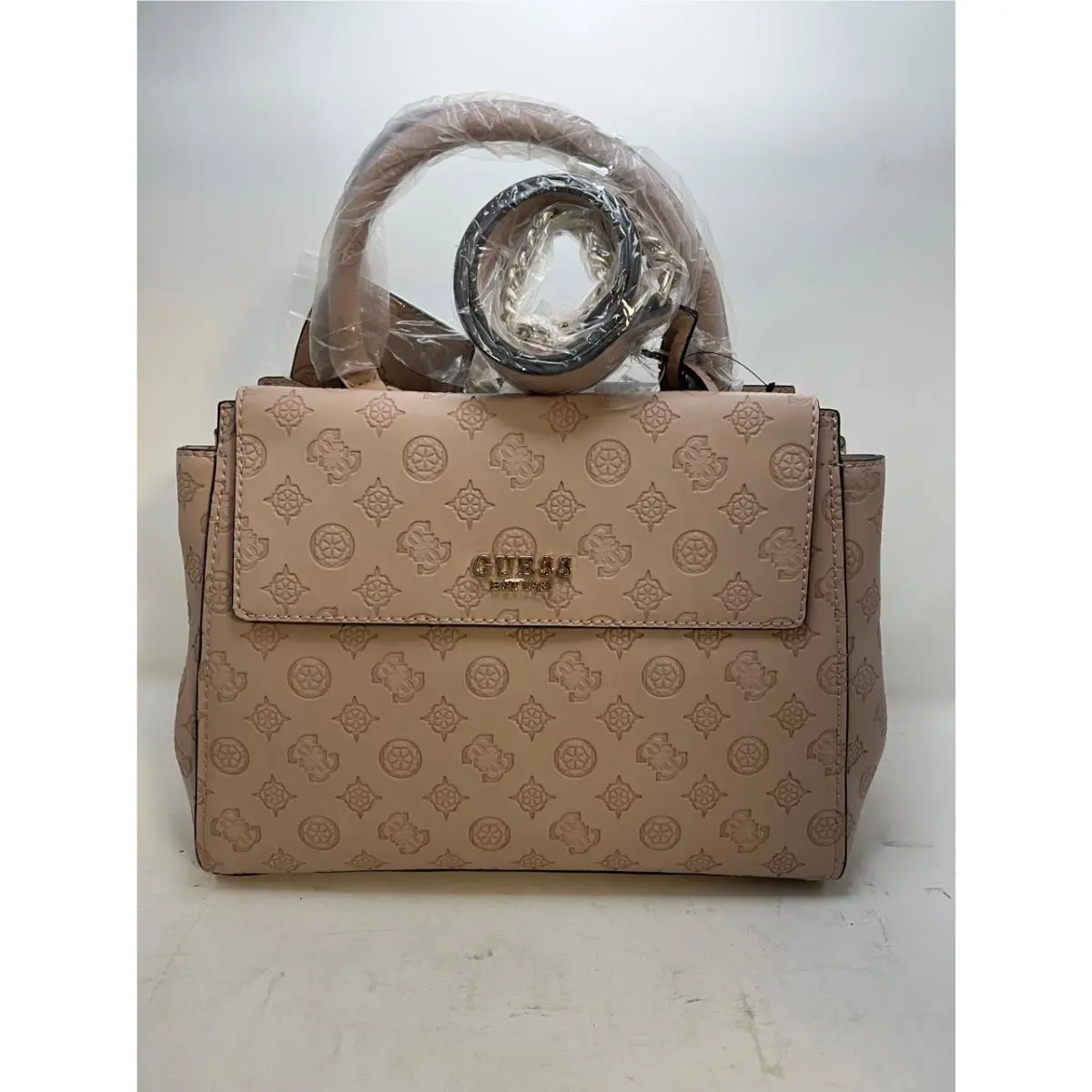 Guess Sirrah Girlfriend Purse/bag - Buff Logo