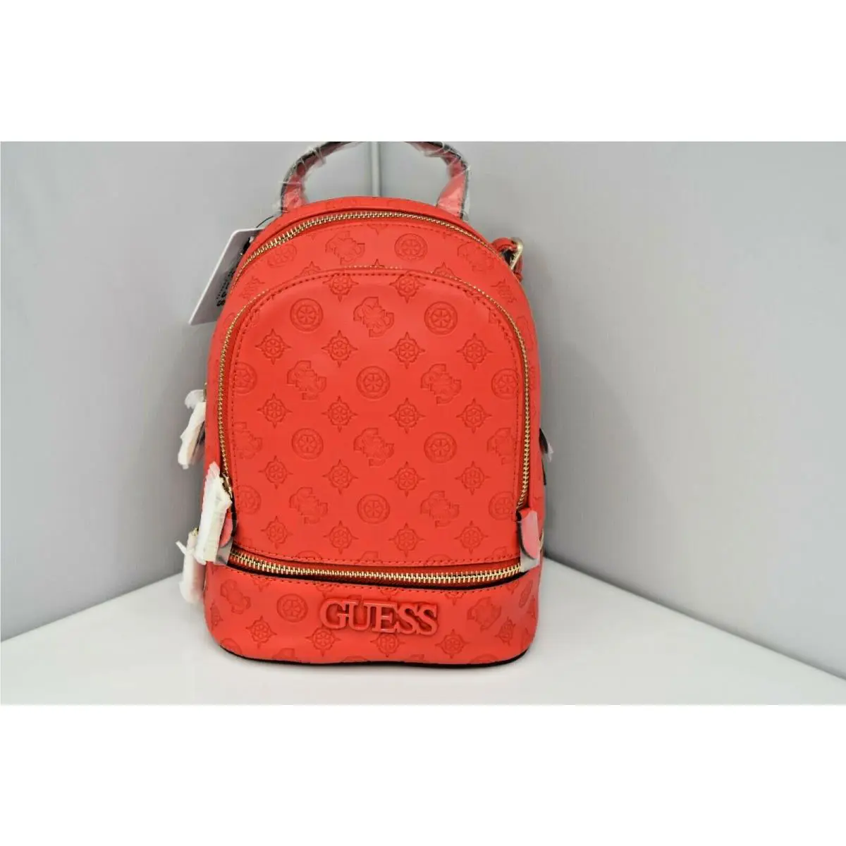 Guess Skye Debossed Logo Poppy Small Bagpack SP741132 Handbag