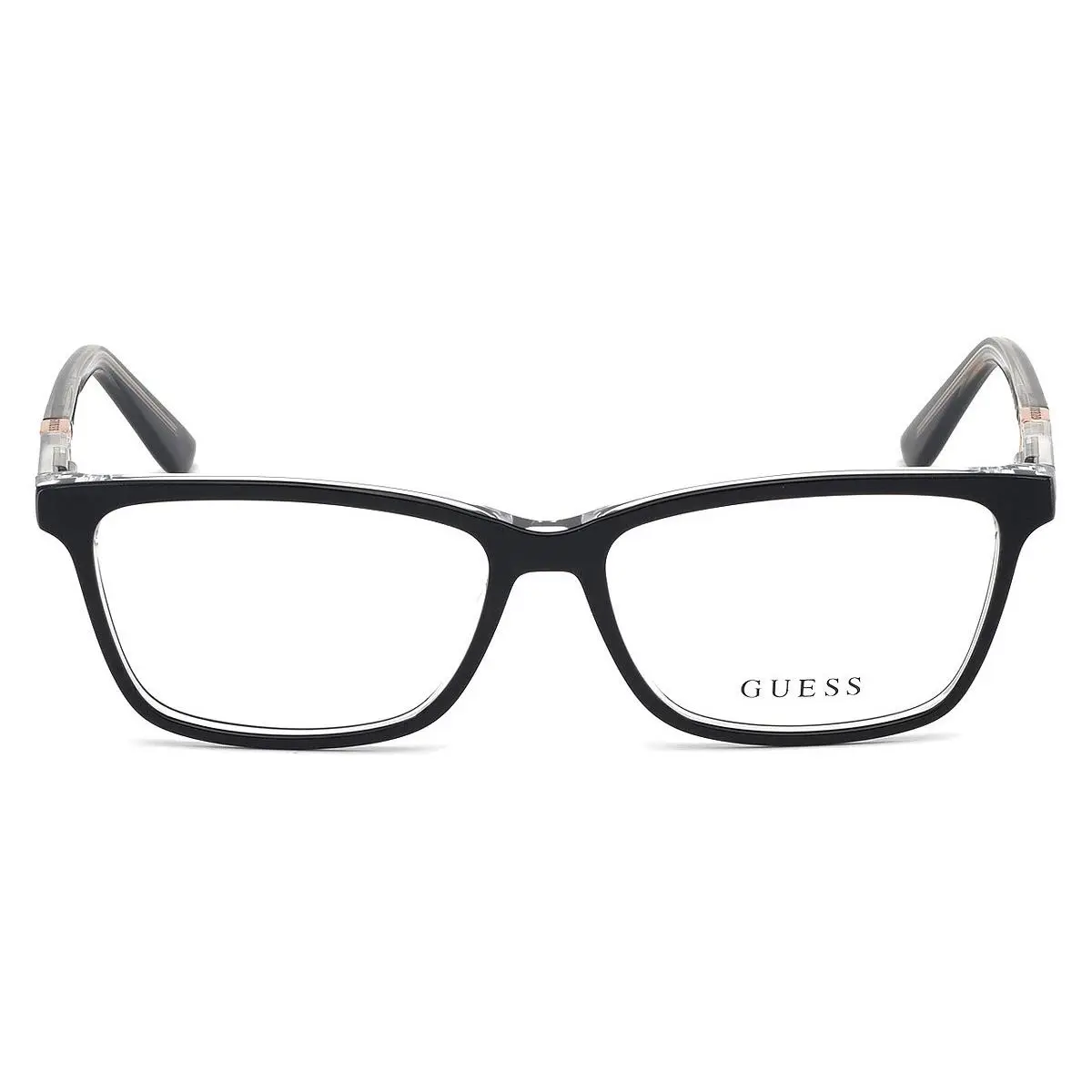 Guess GU2731 Eyeglasses Women Shiny Black Geometric 53mm