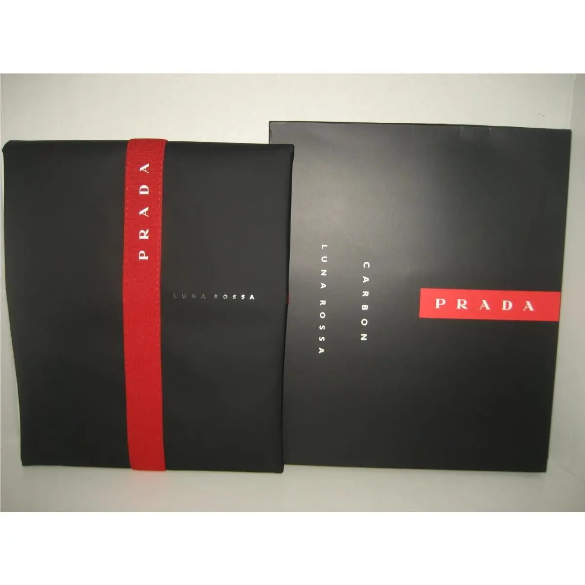Prada Luna Rossa Men Unisex XL Jet Set Toiletry Bag Travel Pouch Dopp Kit BX