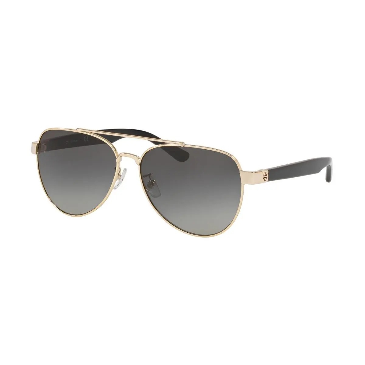 TY 6070 Shiny Light Gold Metal Light g 327111 Sunglasses by Tory Burch