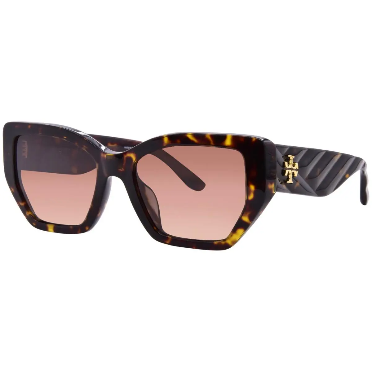 TY7187U 1728T5 Sunglasses Women`s Dark Tortoise/polarized Brown 53mm by Tory Burch