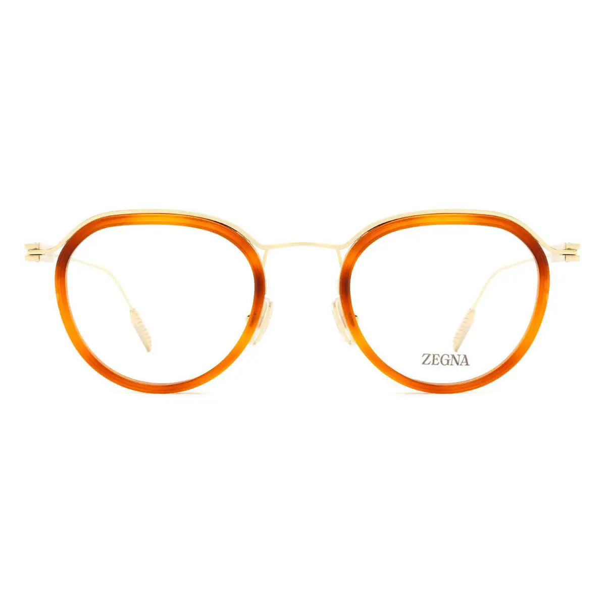 Ermenegildo Zegna EZ5289 Eyeglasses Men Blonde Havana 49mm