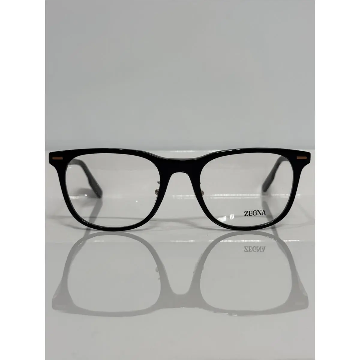 Ermenegildo Zegna EZ5248H 001 Black Acetate Unisex Eyeglasses 53mm
