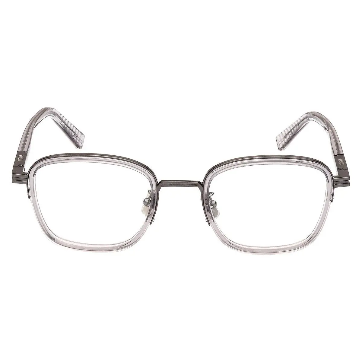 EZ5278-D Eyeglasses Men Shiny Gray 53mm by Ermenegildo Zegna