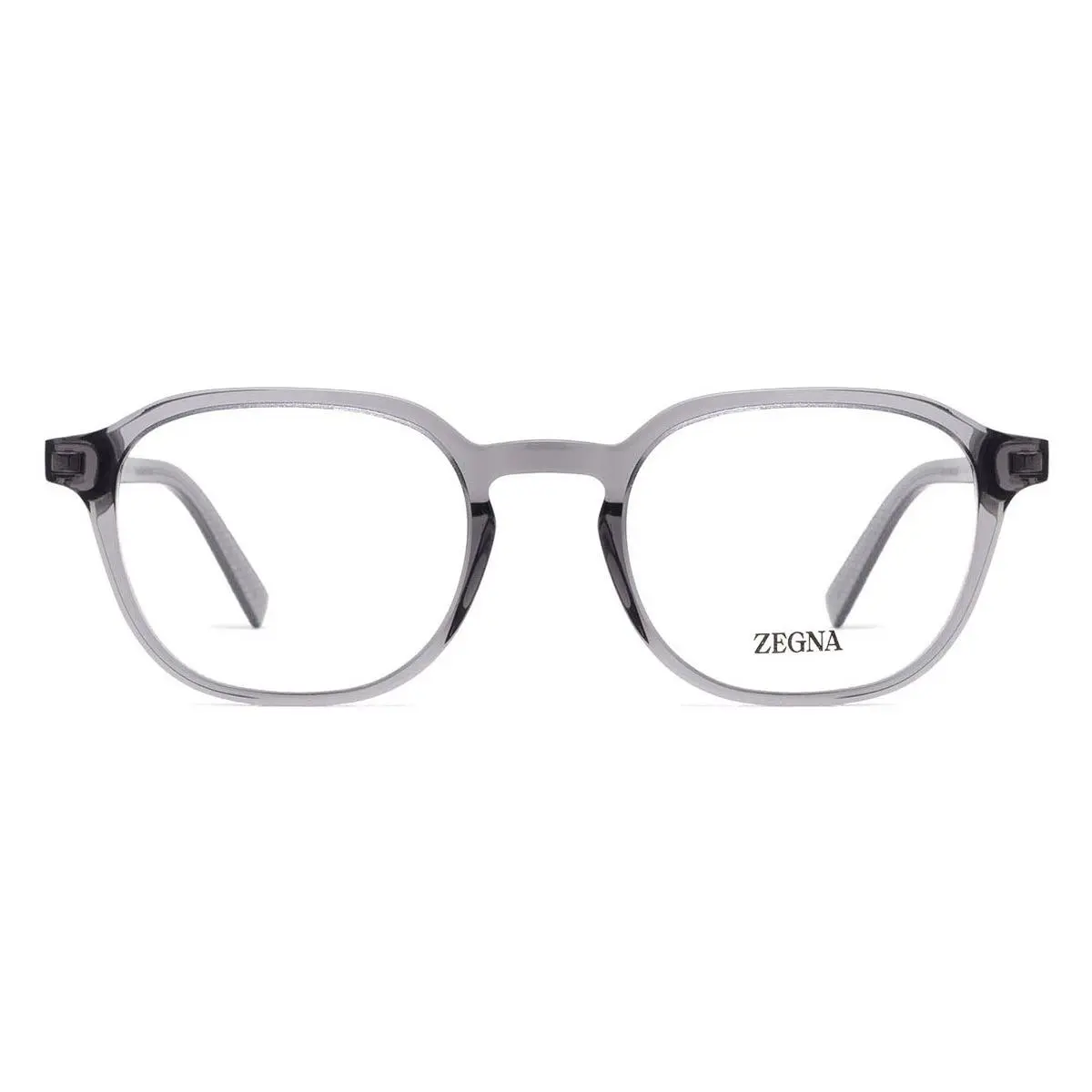 Ermenegildo Zegna EZ5284 Eyeglasses Men Shiny Gray 49mm