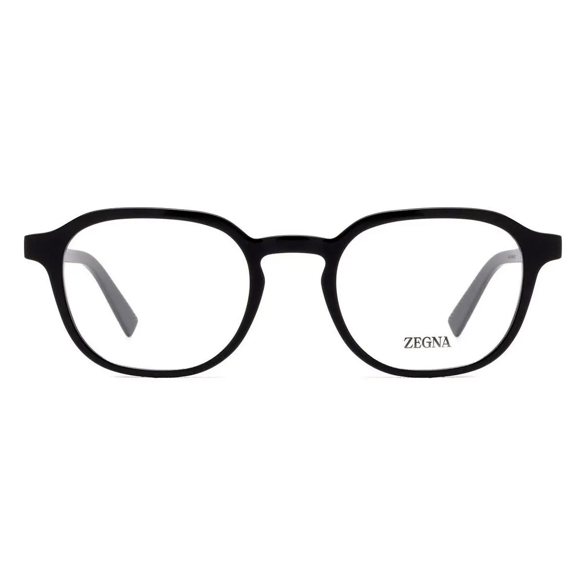Ermenegildo Zegna EZ5284 Eyeglasses Men Shiny Black 49mm