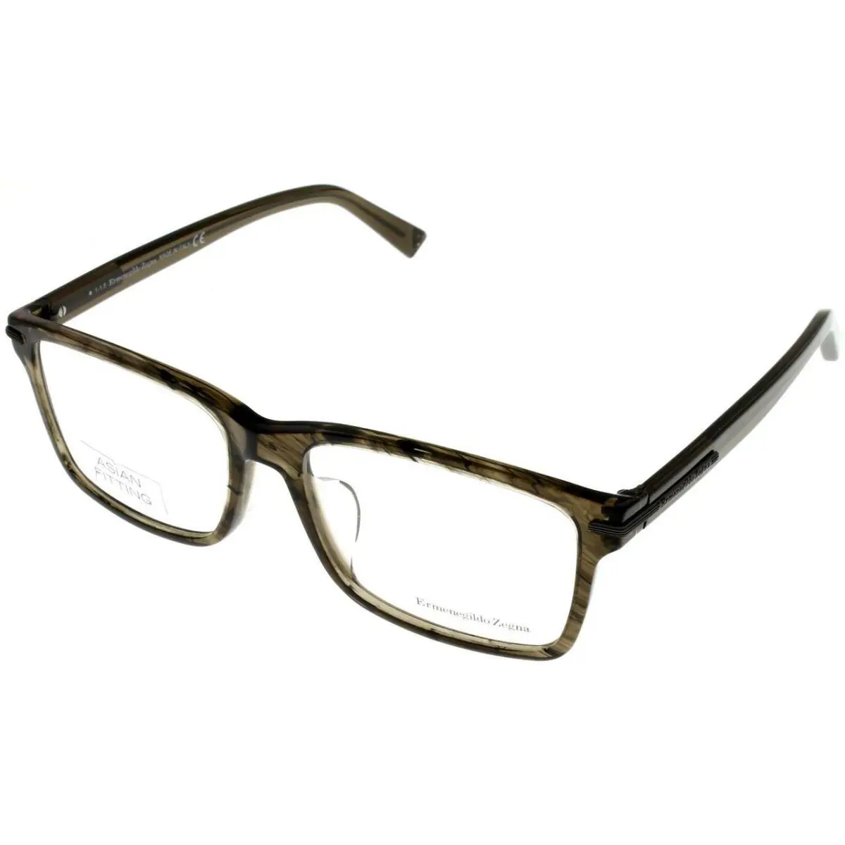 Eyewear Frame Rectangular Grey EZ5033 020 by Ermenegildo Zegna