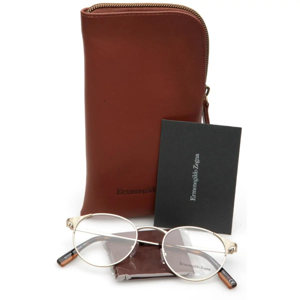 Ermenegildo Zegna EZ5123 033 Gold Eyeglasses Glasses Frame 48-20-145mm Italy