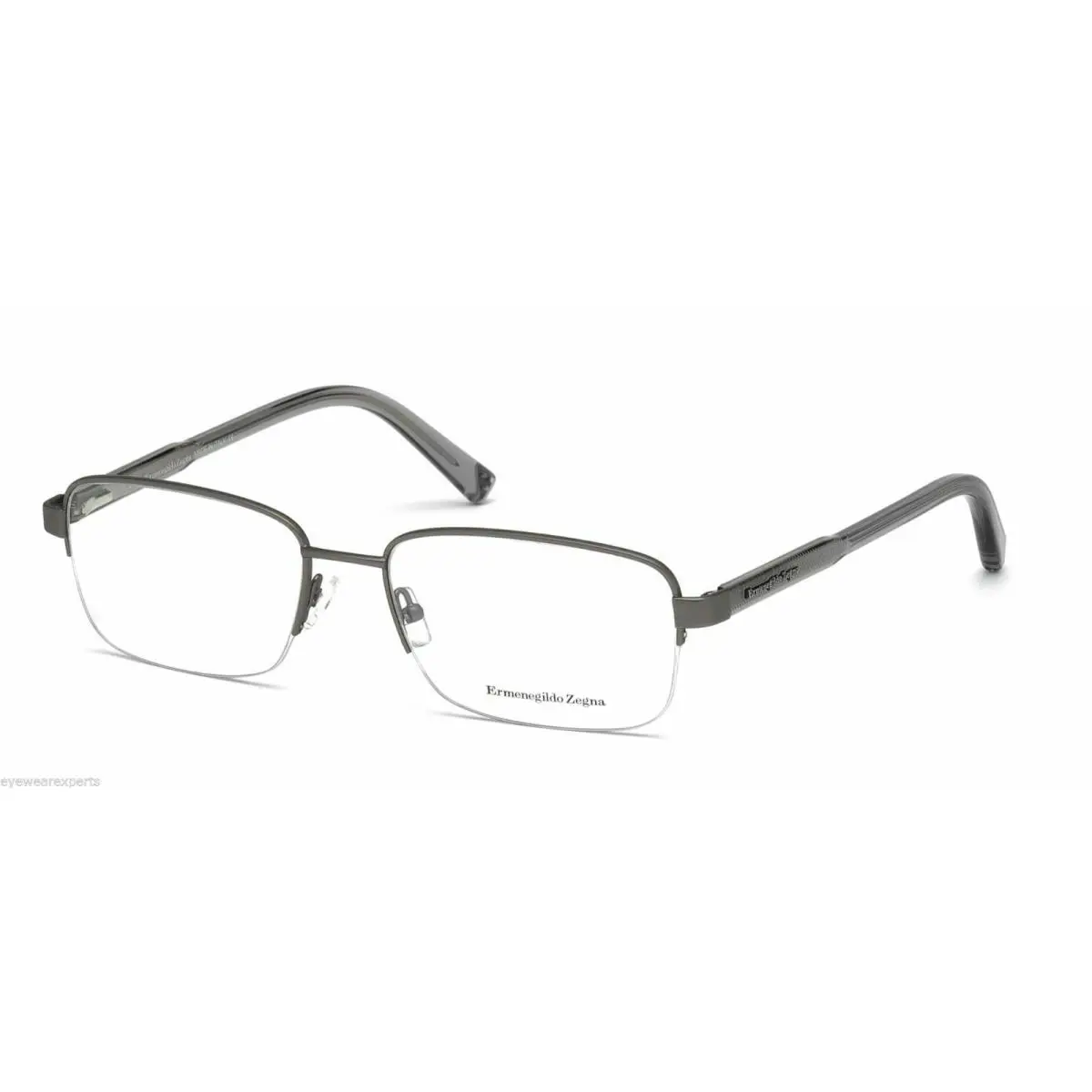 Eyeglasses EZ 5006 009 54-18 145 Matte Gunmetal Frames by Ermenegildo Zegna