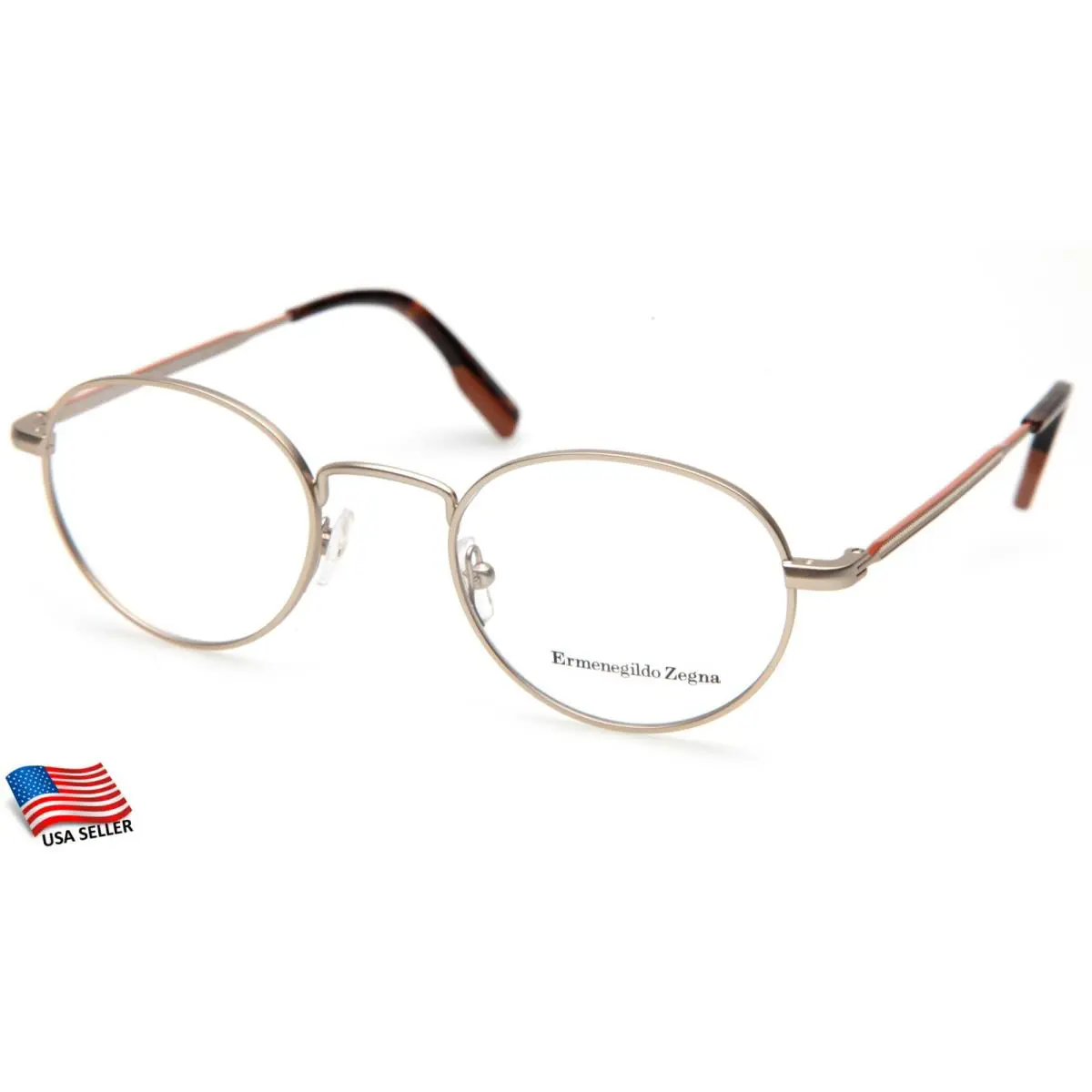 EZ 5132 032 Eyeglasses Frame 47-21-145mm B40mm Italy by Ermenegildo Zegna